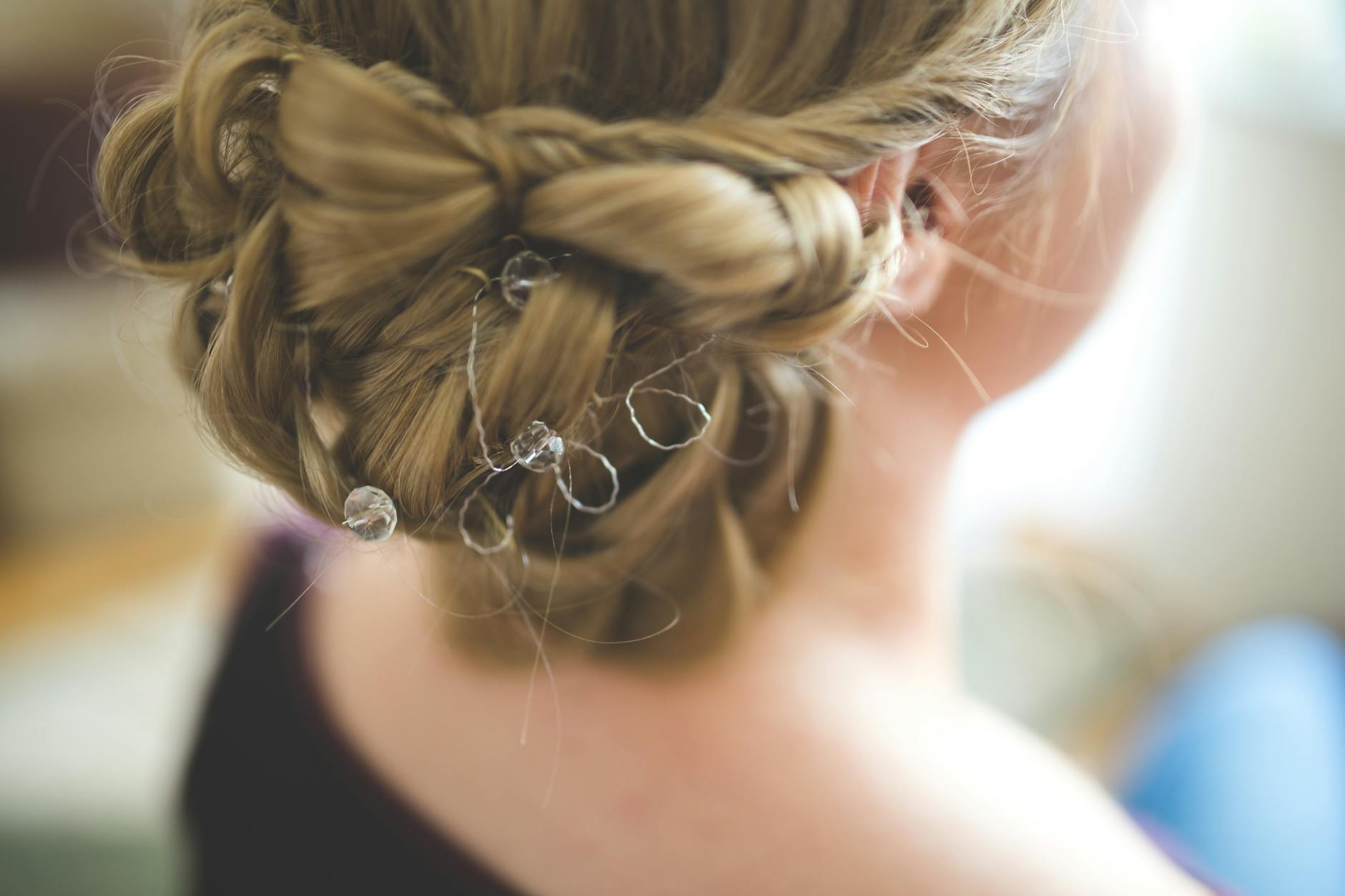 Bridal hair styling at Sublime Salon