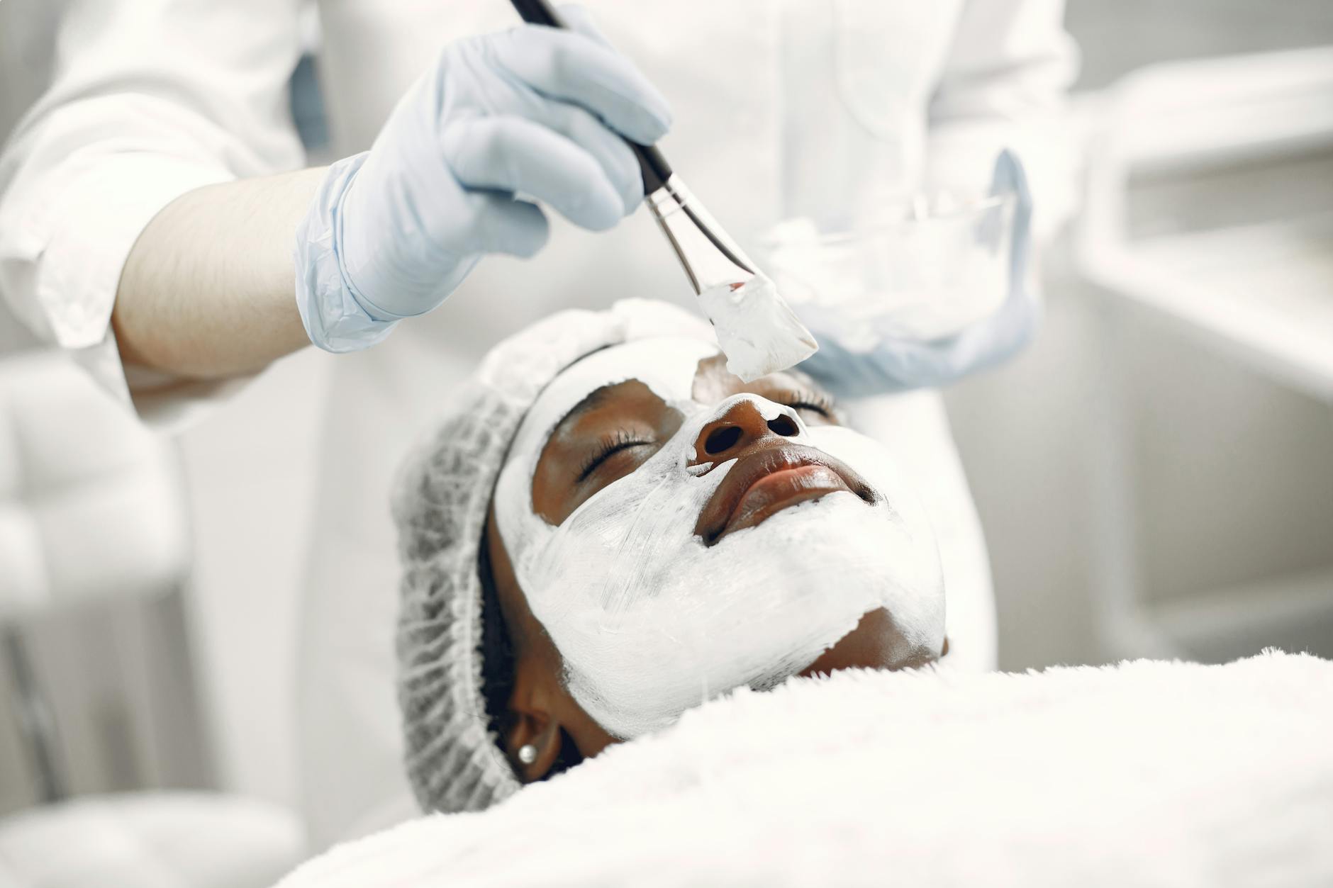 Facial treatment at Sublime Salon & Spa